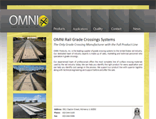 Tablet Screenshot of omnirail.com